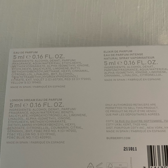 Burberry perfume set - Picture 2 of 3